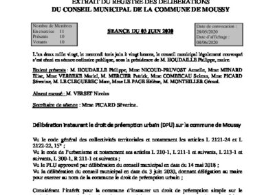Droit de préemption urbain – DPU