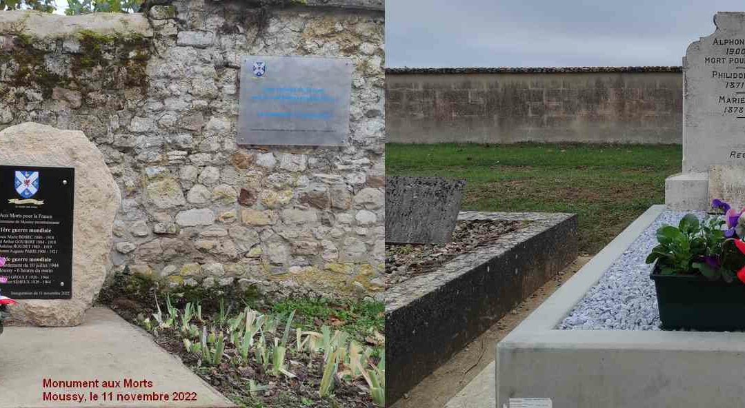 Le monument aux Morts de Moussy