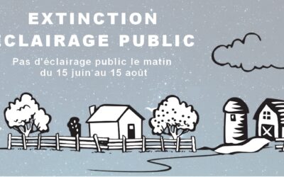 🌙 Réduction de l’éclairage public du 15 juin au 15 août 🌙