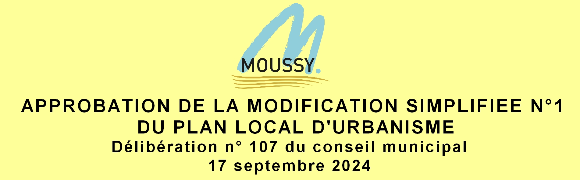 Approbation de la modification simplifiée n°1 du PLU