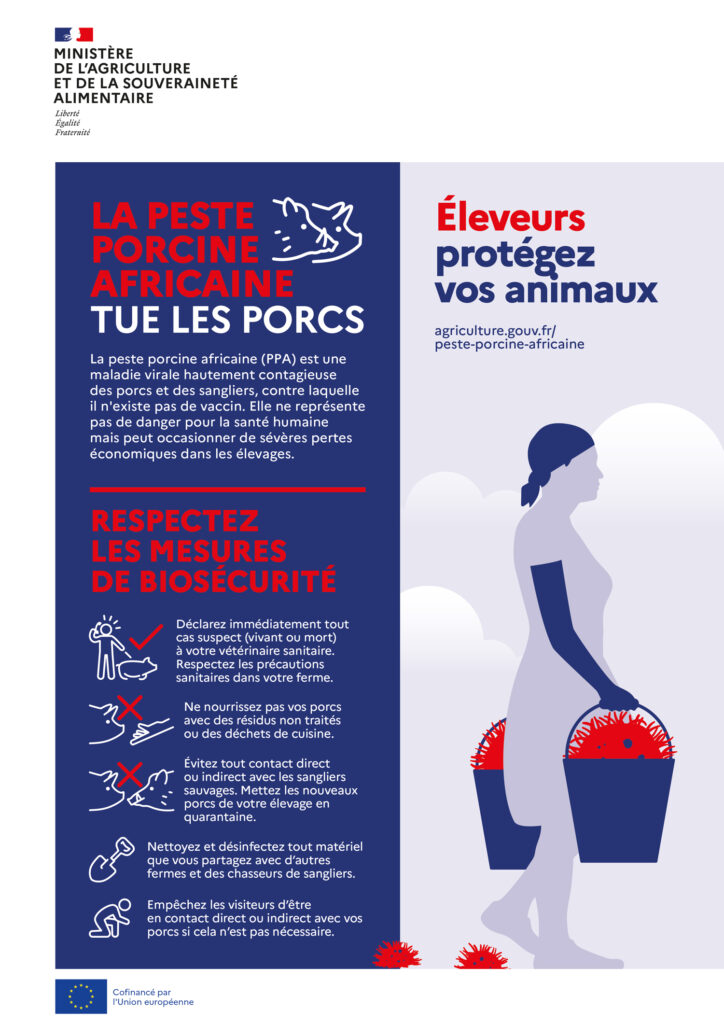 Prévention peste porcine africaine (PPA) Val d'Oise