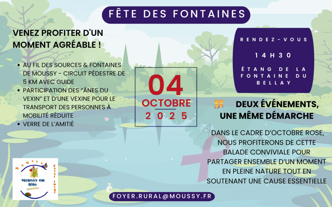 Fête des fontaines