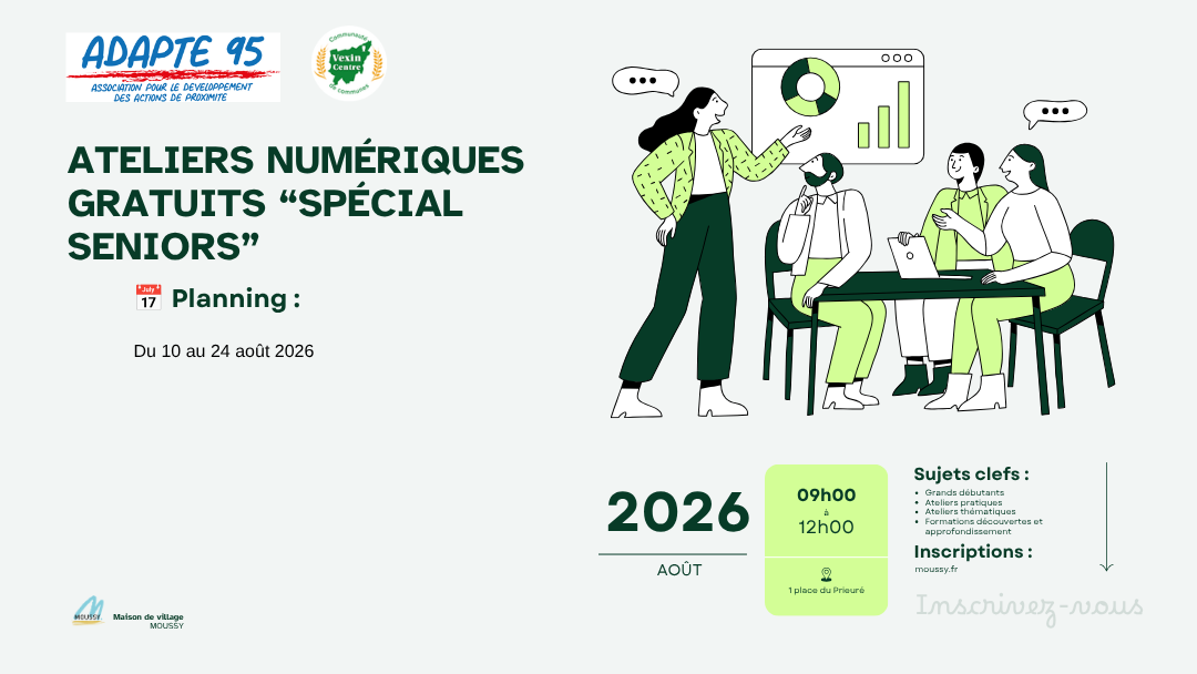 Ateliers numériques gratuits “Spécial seniors”