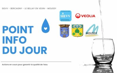 📢 Point d’information : Actions en cours pour garantir la qualité de l’eau